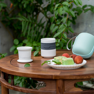 Portable Travel Tea Set Porcelain Lightweight Outdoor <b>Teacup</b> Gongfu Tea Cup Single Office Use - Product Image 2