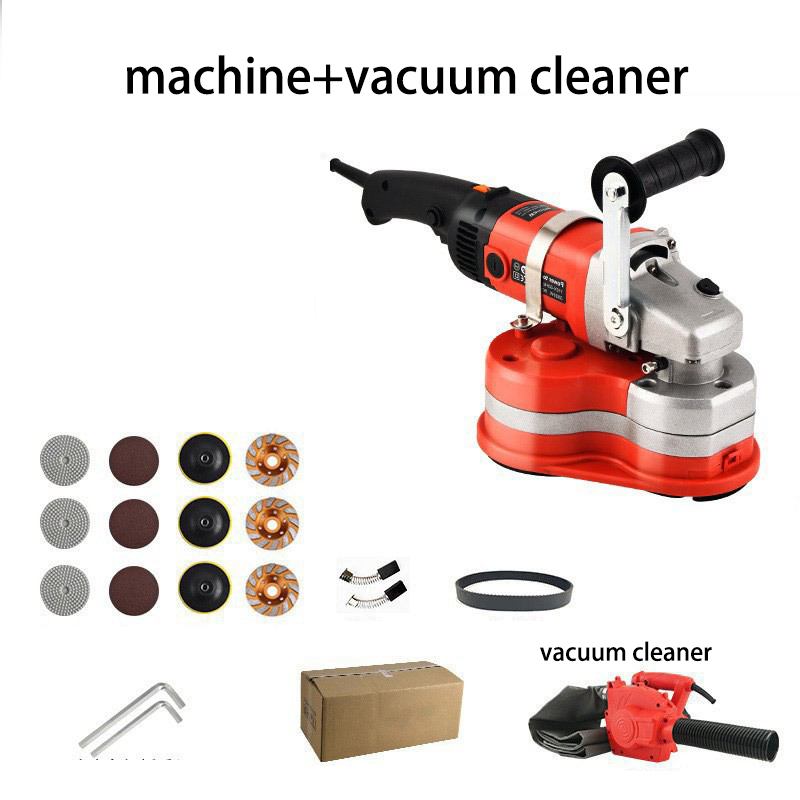 machine + aspirateur
