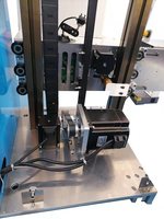 Máquina Impresora de Pared Automática China 3D 5D Wallpen con Ruedas o Riel, Impresión Vertical en Pared CMYK+W UV