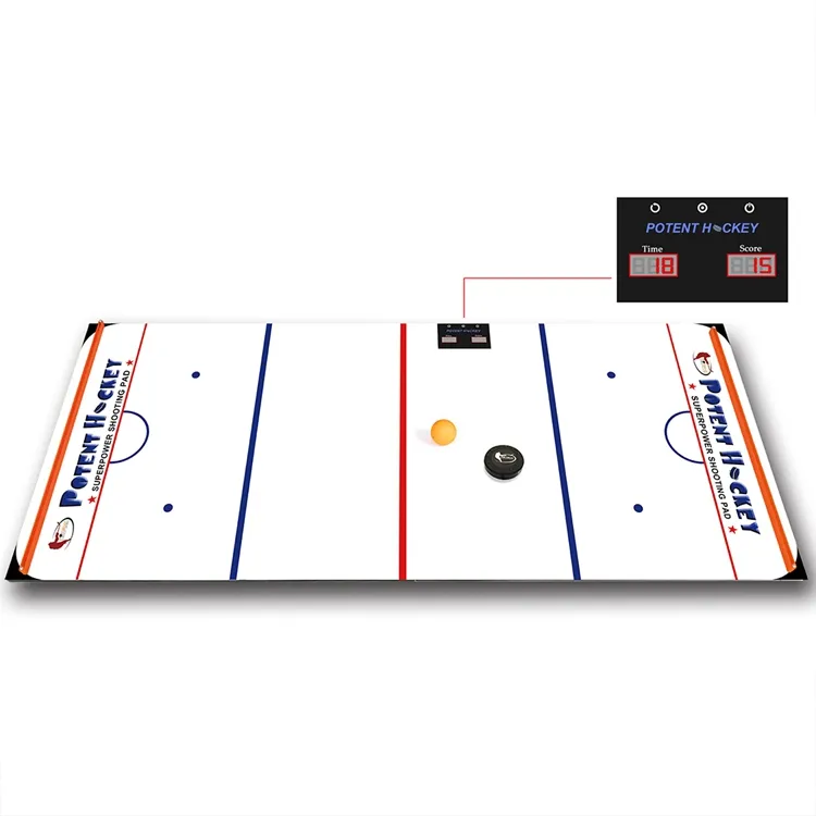 Mencetak Es Kontrol Hoki Praktek Multi-Game Elektronik Puck Shooting Pad