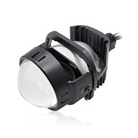 Phare de voiture M2S 2.5 Inch Bi-LED Projector Lens Two Reflector Bowls 12V 6000K Auto Lighting System Led Headlight Accessories