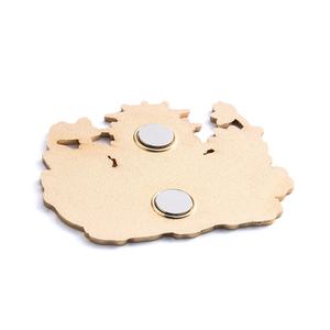 Imán de Refrigerador de Metal Esmaltado Suave, Recuerdo de Viaje con Diseño Creativo de Ciudad de Dibujos Animados, Personalizado al por Mayor - Product Image 4