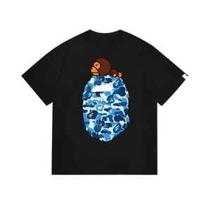 Ultima Novità: T-Shirt Bathing Ape Replica 1:1 con Stampa Lettering, T-Shirt di Design alla Moda, T-Shirt Trendy da Uomo con Stampa Bapees - Product Image 5