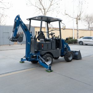 Envío Gratis, Maquinaria para Movimiento de Tierras Más Barata, Mini Retroexcavadora Agrícola Remolcable 4x4 en Venta, Retroexcavadoras - Product Image 2