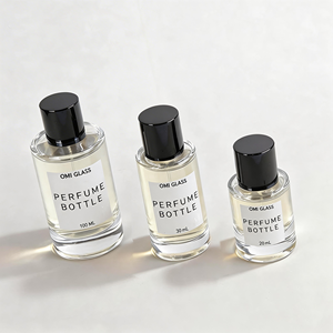 Flacon de parfum vide en verre de luxe avec logo personnalisé, rechargeable, 30 ml, 50 ml, 100 ml, avec boîte - Product Image 4