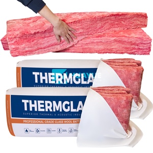 Huayue Giảm Ồn ào Khu Dân Cư Xây Dựng Cách Nhiệt Batt 165Mm Sợi Thủy Tinh Trần Tường Batt <span class=keywords><strong>R3.5</strong></span> Màu Hồng Thủy Tinh Len - Product Image 5