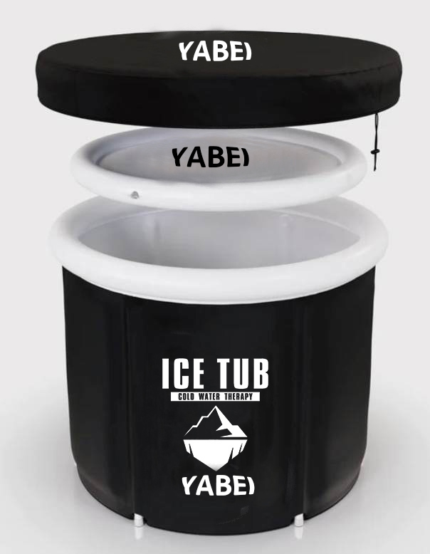 2023 взрослая складная надувная черная ванна для льда, 3-слойная высококачественная Портативная Складная Ванна для замачивания в холодной воде Icetub Spa, черная ванна для льда