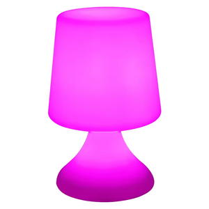 Sexo RGB LED coqueteo luz de noche dormitorio cama sueño romántico ambiguo ambiente púrpura pequeña lámpara de mesa con control remoto - Product Image 1