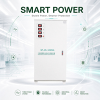Stabilisateur de tension triphasé 120 kVA 380 V, régulateur de puissance avec protection contre les surtensions pour la stabilisation de l'alimentation des systèmes de signalisation ferroviaire