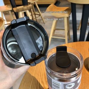 Regalos Promocionales, Vaso Térmico de Acero Inoxidable Plateado de 20Oz/30Oz, Aislado al Vacío, para Viaje, con Logotipo Personalizado Impreso, para Bebidas Frías - Product Image 5