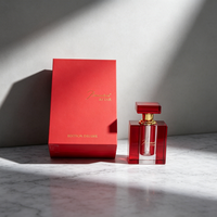 Boîte de luxe imprimée pour flacon d'huile de cristal, vente directe usine, emballage personnalisé en gros pour flacons d'Attar Oud