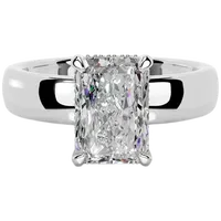 Bague en argent sterling 925 MUSHAN, sertie de diamants moissanite couleur D 2ct 3ct, pour femmes, bijoux de luxe fins s925.