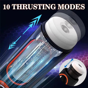<span class=keywords><strong>Masturbador</strong></span> Eléctrico <span class=keywords><strong>Masculino</strong></span> con 10 Frecuencias de Vibración y Copa Telescópica con Calentamiento y Succión Diseñado para el Placer <span class=keywords><strong>Masculino</strong></span> - Product Image 3