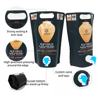 Sachets Doypack pour liquides avec valve, couches PE/Aluminium de qualité alimentaire, tailles personnalisables pour bière, soda, vin, jus