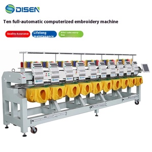 Máquina de bordar por <span class=keywords><strong>ordenador</strong></span> de diez cabezas totalmente automática, máquina de bordar de sombrero Dahao de 10 cabezas <span class=keywords><strong>para</strong></span> prendas confeccionadas - Product Image 5