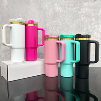 Gobelets de 30 oz en acier inoxydable plaqué or H2.0, mugs de voyage pour café, pour gravure au laser, entrepôt USA Chine