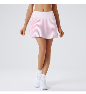 <span class=keywords><strong>Jupe</strong></span> courte plissée sportive taille empire, infroissable, fluide, extensible dans quatre directions, en satin double face, pour yoga, badminton, golf, tennis - Product Image 5