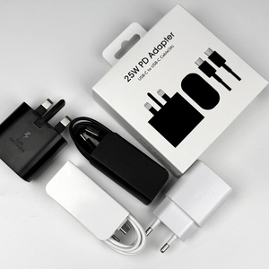 Adaptateur USB C PD 25W en gros, type C EU US, chargeurs super rapides avec câble de charge <span class=keywords><strong>rapide</strong></span> PD pour <span class=keywords><strong>Samsung</strong></span> Galaxy S24 S23 S22/S22 - Product Image 3