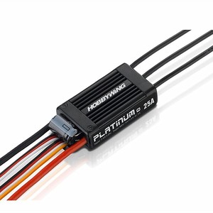 Contrôleur électronique de vitesse Hobbywing Platinum ESC 25A pour planeur RC - Product Image 1
