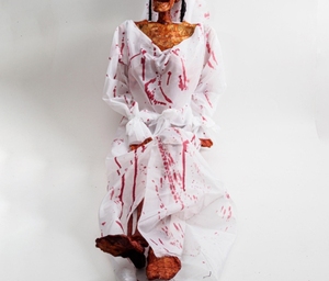 Halloween-Skelett Künstlicher Menschlicher Körper Plastik-Skelett Geisterhaus Geheimzimmer-Requisiten Mumifizierte Braut Skelett-Dekoration - Product Image 3