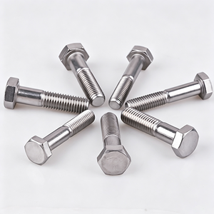 สลักเกลียวหัวหกเหลี่ยมสแตนเลสแบบมีเกลียวตามมาตรฐาน DIN 931-87 เมตริก - Product Image 5
