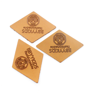Accessories Factory Low MOQ Custom Jeans Leather <strong>Labels</strong> Size Shape OEM Imitation Leather <strong>Clothes</strong> Badge Patch Leather <strong>Label</strong> <strong>Maker</strong> - Product Image 5