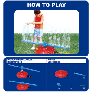 Juguete de Aspersor de Agua para Niños, Aspersor Giratorio para Jugar al Aire Libre, Diversión de Verano, Juegos Acuáticos para Niños Pequeños, Aspersor para Jardín - Product Image 3