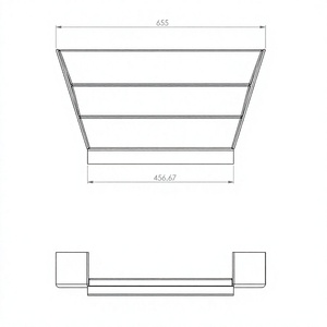 Plaque magnétique permanente en ferrite personnalisée de 655456 mm pour applications dans l'industrie du verre, séparateur magnétique industriel haute résistance - Product Image 1
