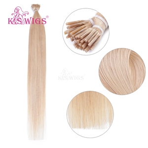 Extensiones de Cabello Humano Virgen Vietnamita 12A, con Punta en I, Cutícula Alineada, Doble Trama, Punta de Microeslabones, Sin Caída - Product Image 1