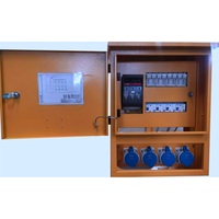 Caja de Distribución de Energía, Panel de Interruptores Eléctricos Metálico, Trifásico, IP66, 220V, Cualquier Tipo de Enchufe, Uso Interior y Exterior