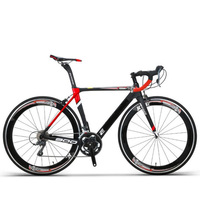 Vélo de route super léger entièrement en fibre de carbone vélo de course 700C en stock vélo de route en carbone 21 vitesses complet