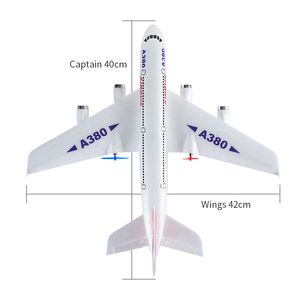 2.4G télécommande avion <span class=keywords><strong>jouet</strong></span> ensemble EPP RC avion <span class=keywords><strong>jouet</strong></span> <span class=keywords><strong>A380</strong></span> avion modèle <span class=keywords><strong>jouet</strong></span> avec lumière - Product Image 2