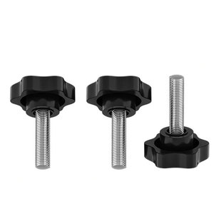 Đen nhựa đầu ngón tay cái vít thép carbon Sao <span class=keywords><strong>Bolt</strong></span> kẽm mạ M4 M5 M6 <span class=keywords><strong>M8</strong></span> M10 <span class=keywords><strong>Bolt</strong></span> với nhựa <span class=keywords><strong>x</strong></span>ử lý - Product Image 2