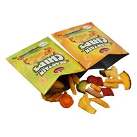 Bolsa OPP Personalizable de 70g con Sellado Trasero, Resistente a la Humedad, Impresa en Huecograbado, para Empaque de Rodajas de Plátano