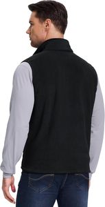 Gilet in Pile Polare 100% Poliestere da Uomo Personalizzato con Zip Intera, Leggero, 5 Tasche, Casual, Collo Alto, Caldo per l'Inverno - Product Image 2