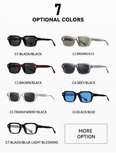 <span class=keywords><strong>2026</strong></span>年トレンド高品質ヴィンテージオプティックグラス、ブルーライトカット、フルリム、メンズ長方形メガネフレーム、UV400、透明 - Product Image 3