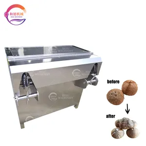 Cosse de noix de coco de haute qualité enlevant la coquille dure épluchant la machine de décorticage de noix de coco