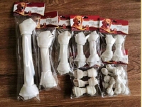 Os à mâcher pour chien, 3 tailles disponibles (6 cm mini, 12 cm noués, 20 cm longs), ingrédients entièrement naturels, nettoyage des dents et élimination du tartre