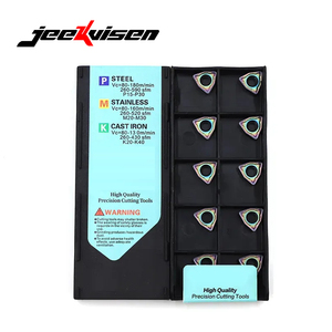 JEEKVISEN WCMT050308-SF JS115P เม็ดมีดซีเอ็นซีความแข็งสูงพิเศษ สำหรับงานเจาะเร็ว ตัดความเร็วสูง เครื่องกลึงยู รับผลิตแบบ OEM/ODM - Product Image 3