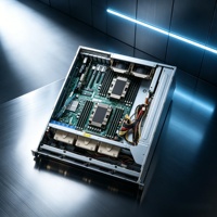 Server Penyimpanan Rak JUMSoft 4U dengan 24x 3.5" Hot-Swap Bays, PSU 900W, Kompatibel dengan 216BE1C-R920LPB, Tersedia