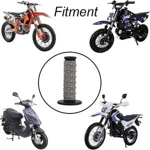 High Quality Universal Durable Rubber Handle Grip For Motorcycle 22mm