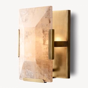 Lámpara de pared de mármol, fuente de luz LED, base de bombilla E27 para decoración de sala de estar, dormitorio, estudio - Product Image 2