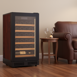 Nevera para Vinos de 68L con 20 <span class=keywords><strong>Botellas</strong></span>, Puerta de Una Sola Zona, Refrigerador para Bodega, Fabricación OEM - Product Image 4