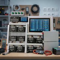 Sistema de Gestión de Baterías Inteligente HV DIY BMS 6S-256S 100A 200A 300A, 96S 128S 240S, Maestro-Esclavo, LiFePO4, Alto Voltaje