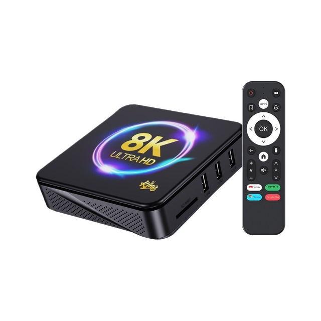 TV96 OEM ODM Android 13 Quad 8k Media Player High Speed TV Box Smart Home BT5.0 4GB 64GB Voice Remote Control Dual-Band WiFi