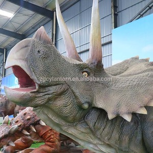 Xây dựng thế giới thời tiền sử của bạn | <span class=keywords><strong>Triceratops</strong></span> animatronic giống như thật với những tiếng gầm và chuyển động ấn tượng để thu hút đám đông - Product Image 5