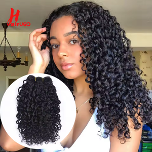 Extensiones de Cabello Humano PiXie Curly Bundles, Cabello Humano Virgen Brasileño 100% Sin Procesar, de 8 a 40 Pulgadas, Extensiones de Cabello con Tejido PiXie Curly - Product Image 1