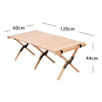 Table de camping pliable de 90cm en alliage d'aluminium du fabricant Table de camping portable pour barbecue de pique-nique en plein air
