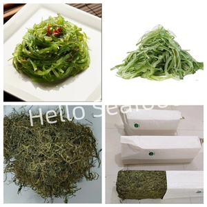 สาหร่ายวากาเมะแห้งแบบเส้น, สาหร่ายทะเล, เคลปที่กินได้, สาหร่ายอันดาเรียพินนาติฟิดาแบบอบแห้ง, ผักทะเลแห้งสำหรับสลัด, ซุป - Product Image 3