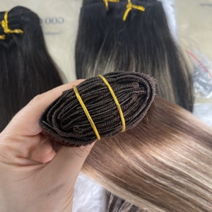 <span class=keywords><strong>Extensiones</strong></span> de Cabello con <span class=keywords><strong>clip</strong></span> natural, calidad superior, 100 virgen, superventas - Product Image 6